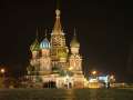 Saint Basil's cathedral by night